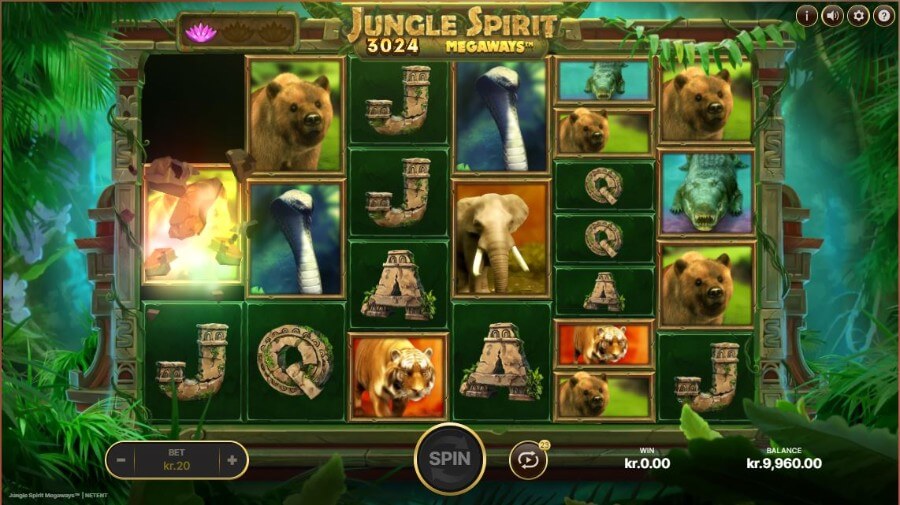 Jungle Spirit Mega lille gevinst screenshot